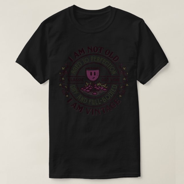 Aged To Perfection T-Shirt (Design Front)