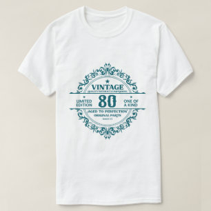 Aged to Perfection Vintage 80h (Custonisable) T-Shirt