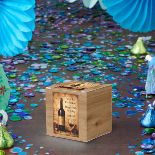 Aged to Perfection Vintage Wine Birthday Favour Bo Box