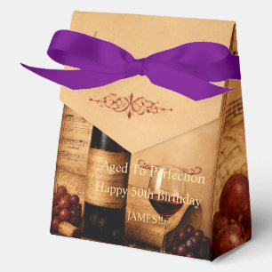 Aged to Perfection Vintage Wine Birthday Favour Bo Box