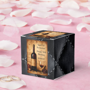Aged to Perfection Vintage Wine Birthday Favour Bo Box