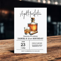Aged to Perfection Whisky Cigar 21st Birthday