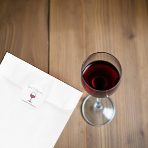 Aged To Perfection Wine 40th Birthday Classic Round Sticker