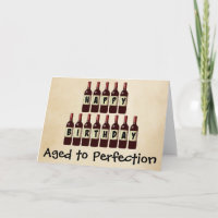 Aged to Perfection Wine Lover Happy Birthday