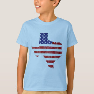 AGED US FLAG TEXAS T-Shirt
