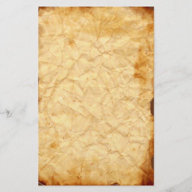Aged Vintage Crumpled   Stationery 2 (Front)