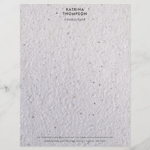 Aged Vintage Paper Minimalist Business Corporate  Custom Letterhead