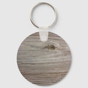 Aged Wood Key Ring