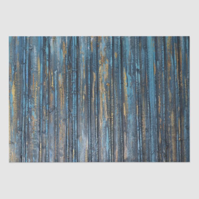 Aged Wood Panel Tissue Paper (Front)