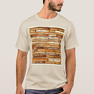 Aged Wood Texture Design T-Shirt