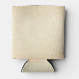 Aged Yellowed Paper Texture Can Cooler