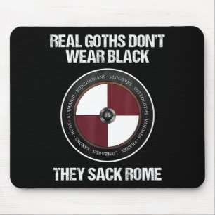 Agema Apparel Uni-adults Medieval History , Black, Mouse Pad