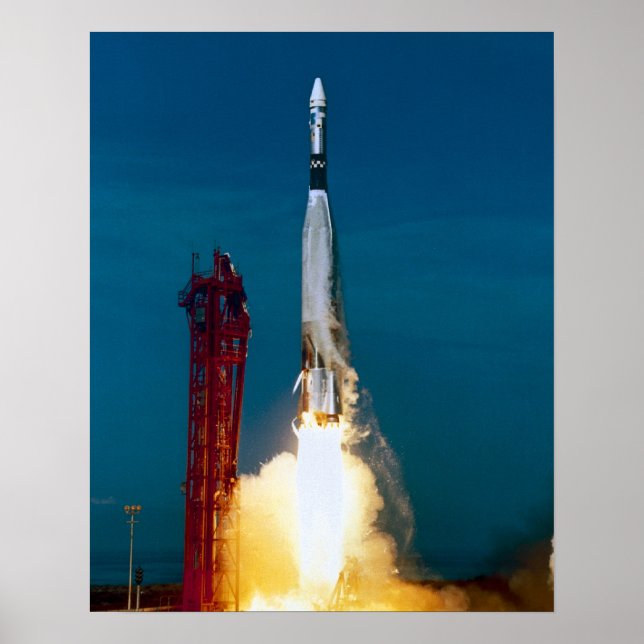 Agena Target Vehicle Launch as part of Gemini 12 Poster (Front)