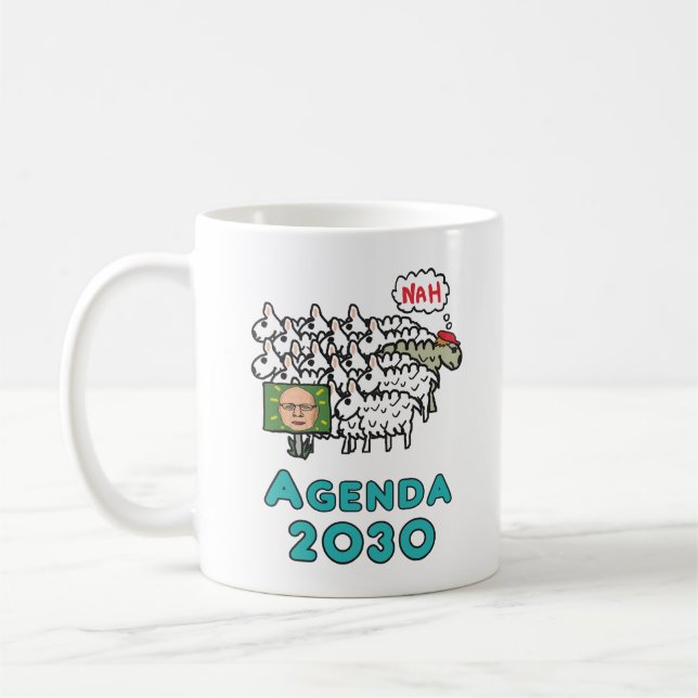 Agenda 2030 coffee mug (Left)