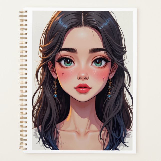 Agenda with minimalist design. (Front)
