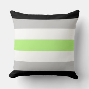 Agender Flag 20 x 20  Cushion