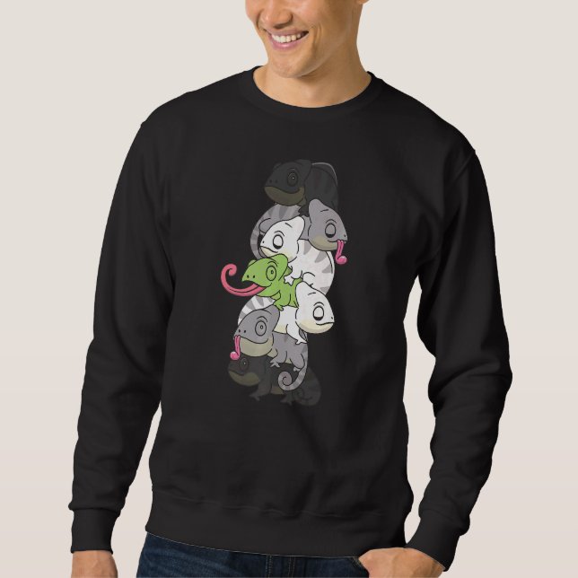 Agender Flag Gender Pride Lgbtq Chameleon   Sweatshirt (Front)