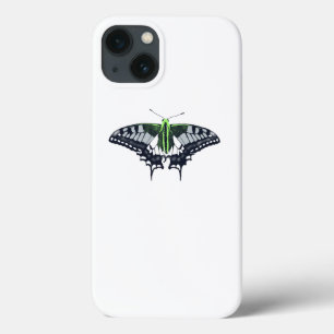Agender Flag Swallowtail Butterfly iPhone 13 Case