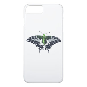 Agender Flag Swallowtail Butterfly Case-Mate iPhone Case