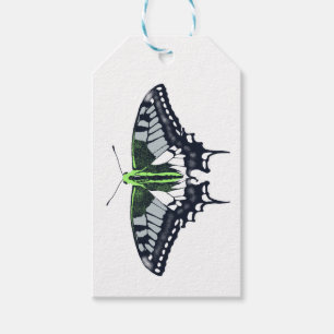 Agender Flag Swallowtail Butterfly Gift Tags