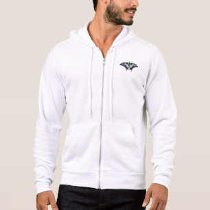 Agender Flag Swallowtail Butterfly Hoodie