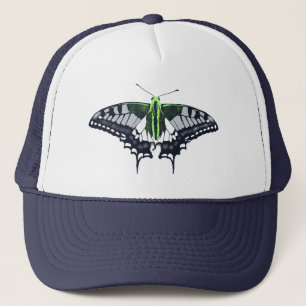 Agender Flag Swallowtail Butterfly Trucker Hat