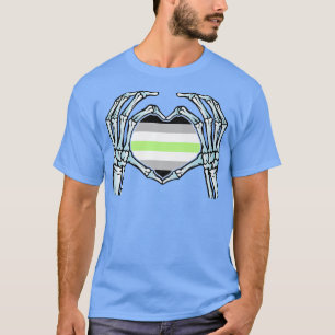 Agender  Gay Skeleton  Nonbinary Gender  T-Shirt