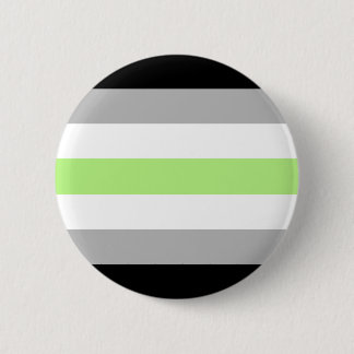Agender Pride Flag  6 Cm Round Badge