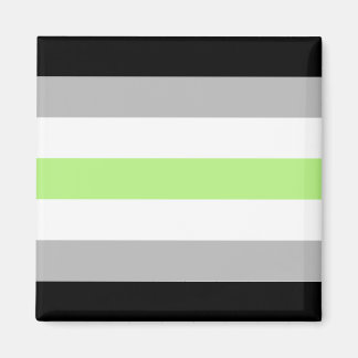 Agender Pride Flag – Agender Identity LGBTQIA+  Magnet