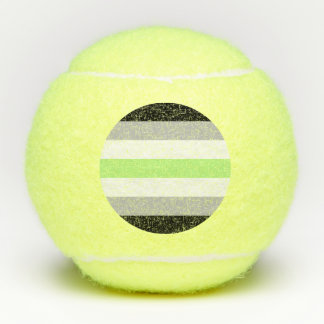 Agender Pride Flag – Agender Identity LGBTQIA+  Tennis Balls
