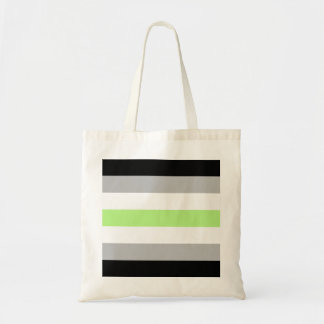 Agender Pride Flag – Agender Identity LGBTQIA+  Tote Bag