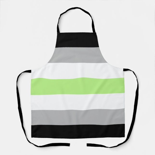 Agender Pride Flag Apron (Front)