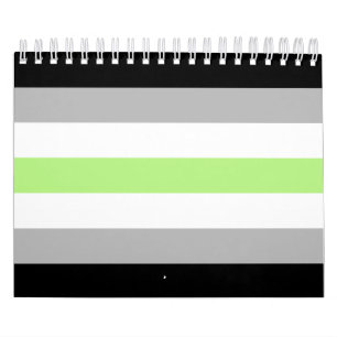 Agender Pride Flag Calendar