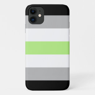 Agender Pride Flag Case-Mate iPhone Case