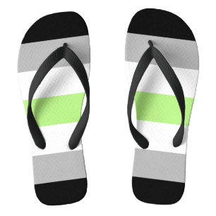 Agender Pride Flag Jandals
