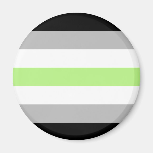 Agender Pride Flag Magnet (Front)