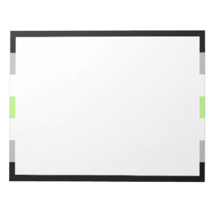 Agender Pride Flag Notepad