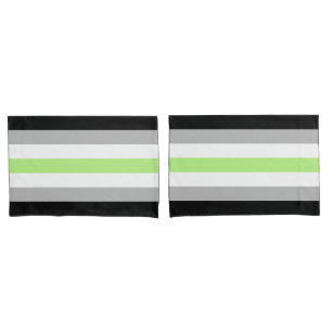 Agender Pride Flag Pillowcase