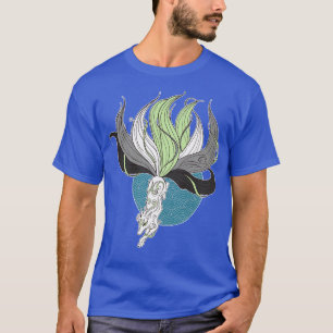 Agender Pride Kitsune T-Shirt