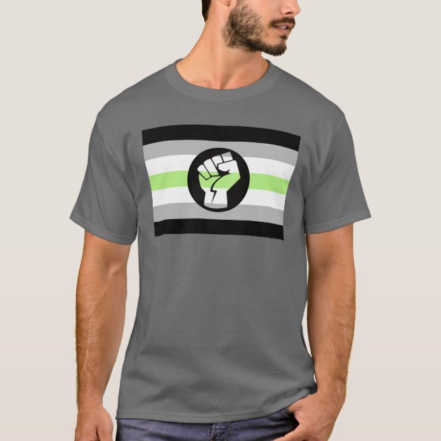 Agender Pride Resistance T-Shirt (Front)