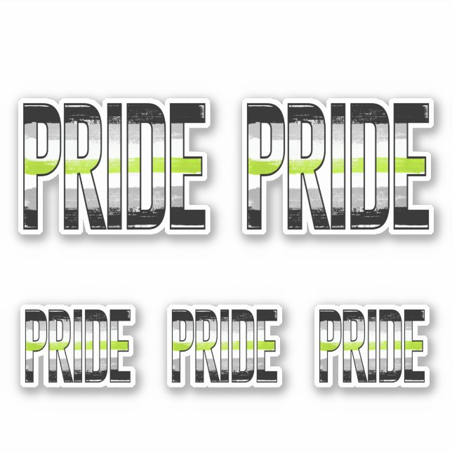 Agender Pride Word (Front)