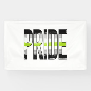 Agender Pride Word Banner