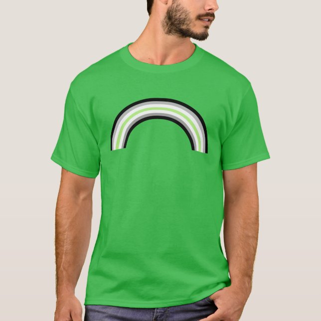 Agender Rainbow Pride T-Shirt (Front)
