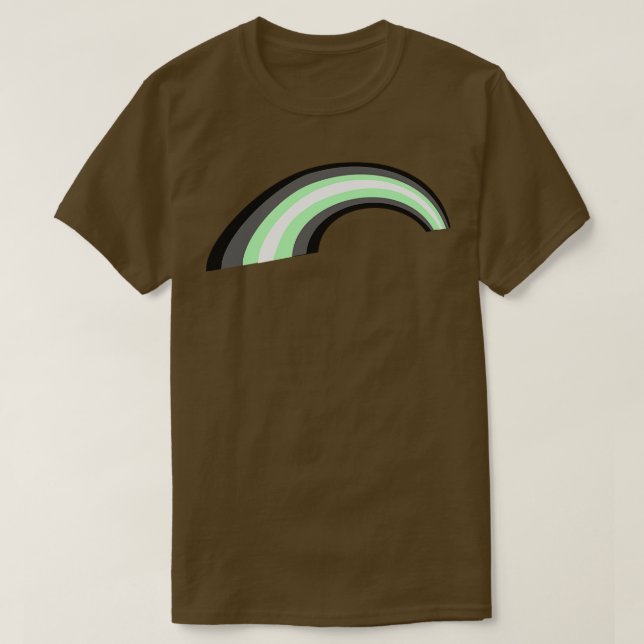 Agender Rainbow T-Shirt (Design Front)