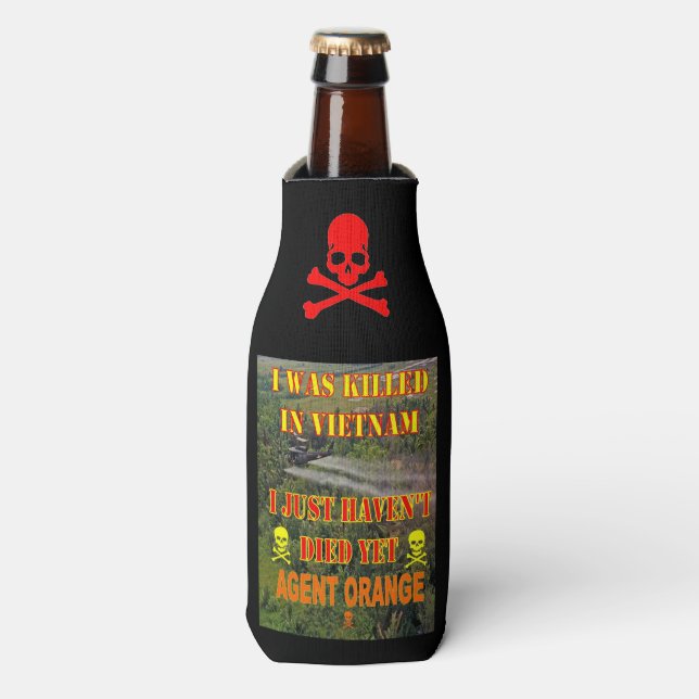 AGENT ORANGE BOTTLE COOLER (Bottle Front)