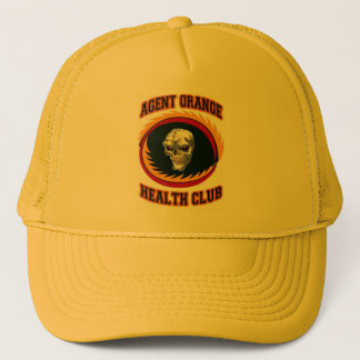 AGENT ORANGE HEALTH CLUB TRUCKER HAT