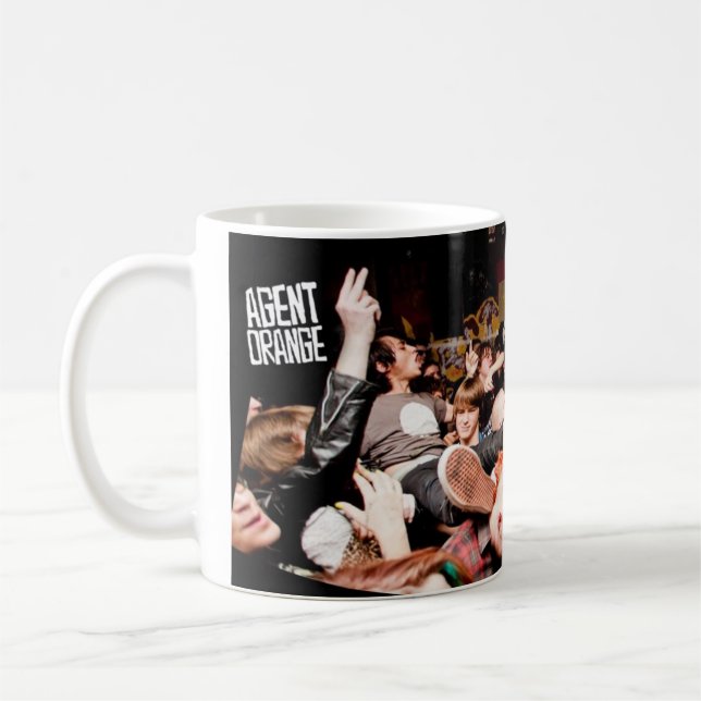 AGENT ORANGE "Slam Pit" Skate Punk Coffee Mug (Left)