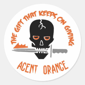 Agent Orange The Gift LIGHT Classic Round Sticker