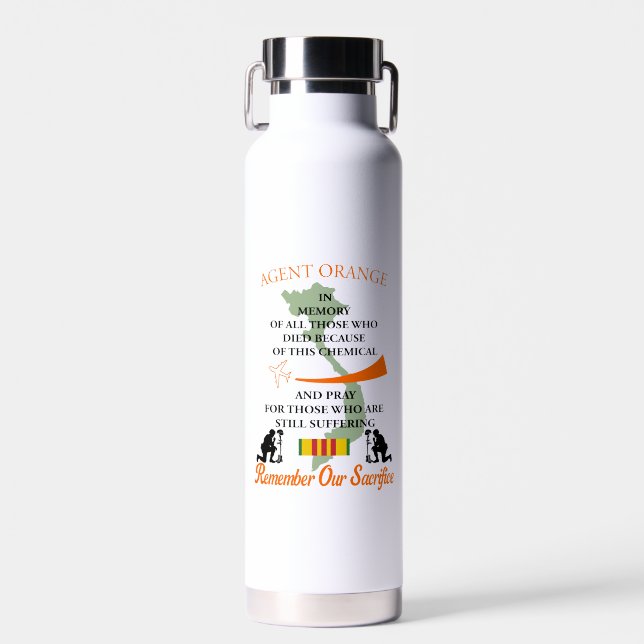 Agent Orange Water Bottle (Front)