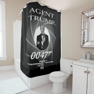 Agent President Donald Trump Inauguration Day 47 Shower Curtain